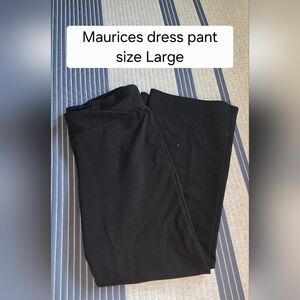 Maurices Black Dress Pants - Large